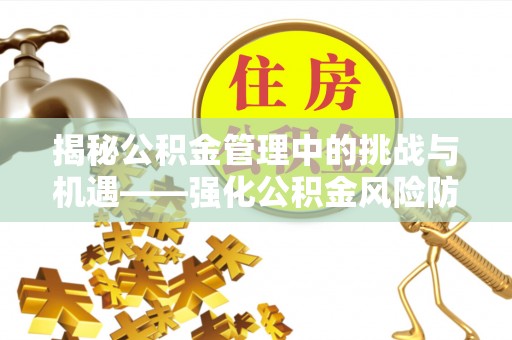 裕安揭秘公积金管理中的挑战与机遇——强化公积金风险防控的多维策略