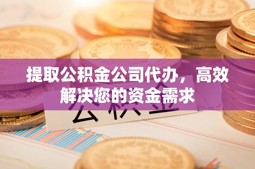 裕安提取公积金公司代办，高效解决您的资金需求