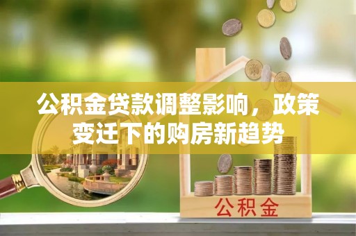 裕安公积金贷款调整影响，政策变迁下的购房新趋势