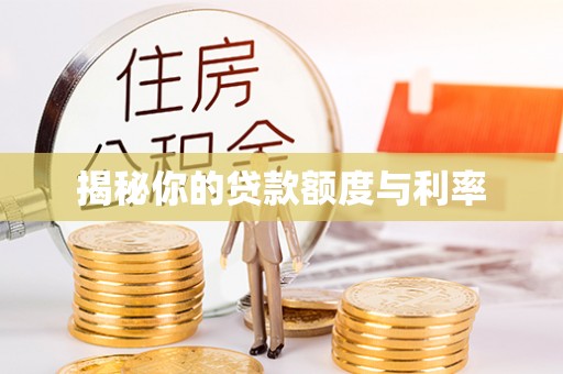 裕安揭秘你的贷款额度与利率