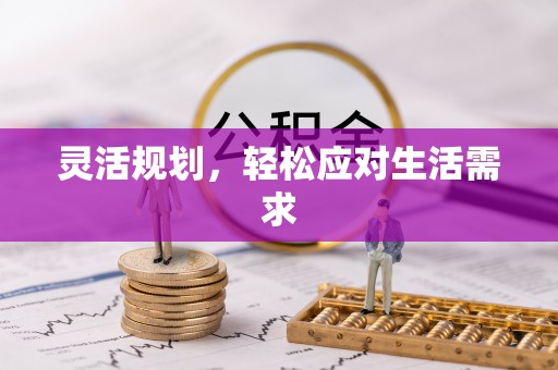 裕安灵活规划，轻松应对生活需求