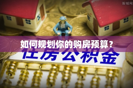 裕安如何规划你的购房预算？