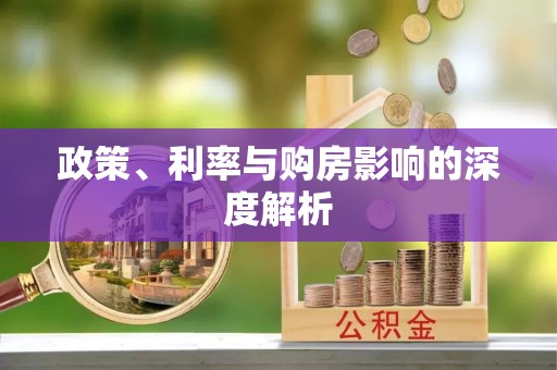 裕安政策、利率与购房影响的深度解析