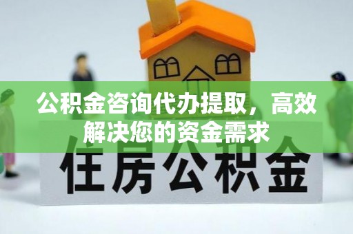 裕安公积金咨询代办提取，高效解决您的资金需求